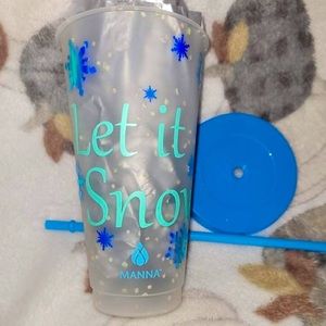 Custom made let it snow color changing tumbler